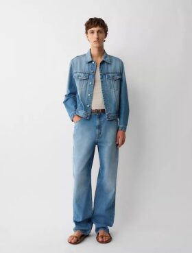 05 Jeans de cintura baixa e perna larga