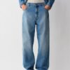 05 Jeans de cintura baixa e perna larga