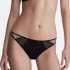 Bikini CK Black com Renda Gráfica Bikini CK Black com Renda Gráfica