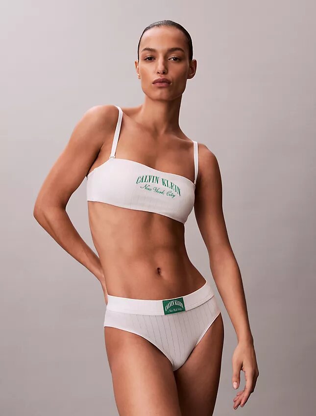 Bikini clássico Heritage em Cotton Stretch Bikini clássico Heritage em Cotton Stretch