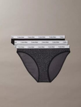Bikini com logótipo Icon, embalagem de 3