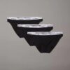 Bikini com logótipo Icon, embalagem de 3