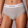 Bikini de cintura alta em algodão e Modal Icon