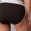 Bikini de cintura alta em algodão e Modal Icon