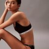 Bikini de fio dental com renda moderna Bikini de fio dental com renda moderna