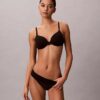 Bikini de renda com logótipo icónico Bikini de renda com logótipo icónico