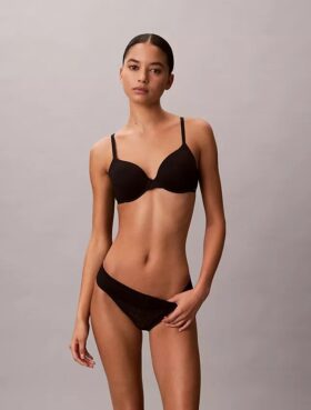 Bikini de renda com logótipo icónico