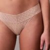 Bikini de renda com logótipo icónico Bikini de renda com logótipo icónico