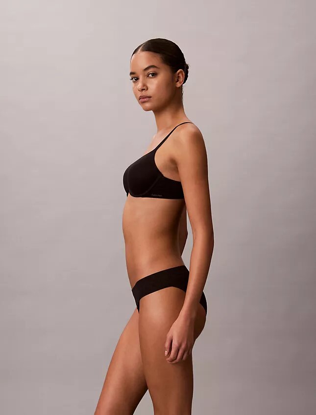 Bikini de renda com logótipo icónico Bikini de renda com logótipo icónico