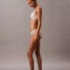 Bikini de renda floral preta CK Black Bikini de renda floral preta CK Black