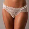 Bikini de renda floral preta CK Black Bikini de renda floral preta CK Black
