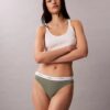 Bikini em malha Cotton Stretch de algodão Bikini em malha Cotton Stretch de algodão