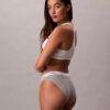 Bikini em malha Cotton Stretch de algodão Bikini em malha Cotton Stretch de algodão
