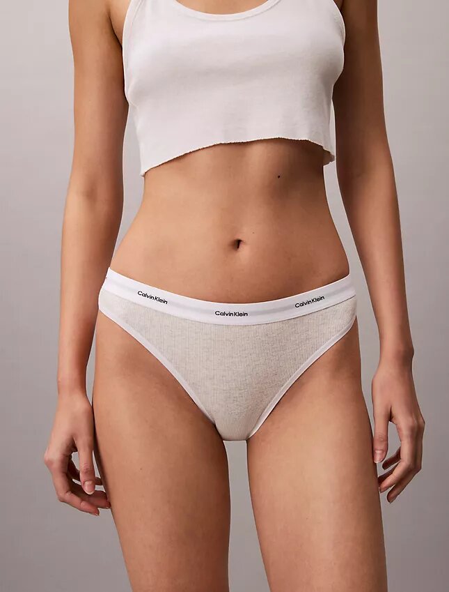 Bikini em malha Cotton Stretch de algodão Bikini em malha Cotton Stretch de algodão