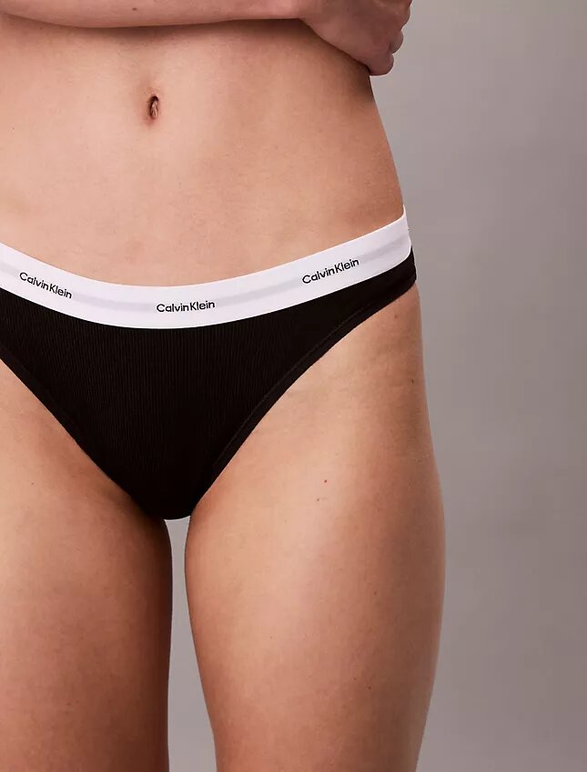Bikini em malha Cotton Stretch de algodão Bikini em malha Cotton Stretch de algodão