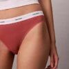 Bikini em malha Cotton Stretch de algodão Bikini em malha Cotton Stretch de algodão