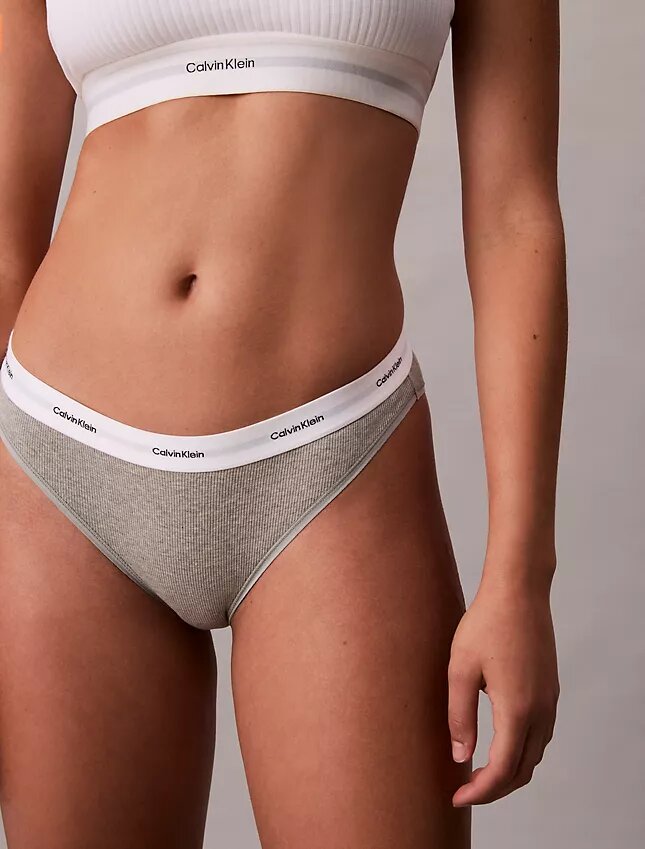 Bikini em malha Cotton Stretch de algodão Bikini em malha Cotton Stretch de algodão