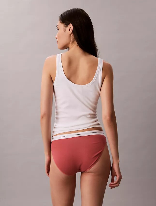 Bikini em malha Cotton Stretch de algodão Bikini em malha Cotton Stretch de algodão