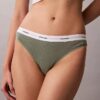 Bikini em malha Cotton Stretch de algodão Bikini em malha Cotton Stretch de algodão
