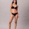 Bikini em microfibra elástica com renda