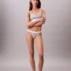 Bikini fio dental em malha elástica de algodão Bikini fio dental em malha elástica de algodão