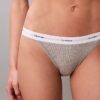 Bikini fio dental em malha elástica de algodão Bikini fio dental em malha elástica de algodão