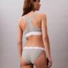 Bikini fio dental em malha elástica de algodão Bikini fio dental em malha elástica de algodão