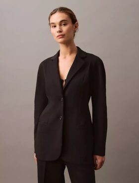 Blazer clássico Dolman suave