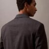 Blazer de Lã Mista com Um Botão