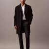 Blazer de Lã Mista com Um Botão