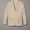 Blazer em mistura de linho