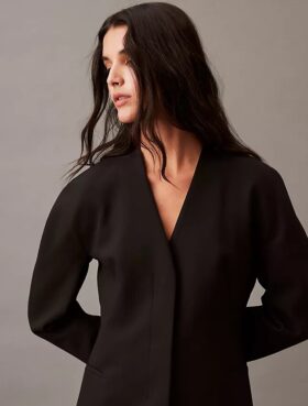 Blazer estruturado elástico