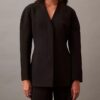 Blazer estruturado elástico