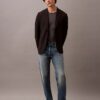 Blazer justo em gabardine de lã