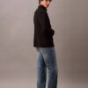 Blazer justo em gabardine de lã
