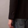 Blazer justo em gabardine de lã