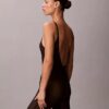 Body minimalista em malha até à coxa Body minimalista em malha até à coxa