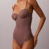 Body sensual em renda elástica Body sensual em renda elástica