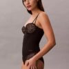 Body sensual em renda elástica Body sensual em renda elástica
