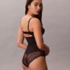 Body sensual em renda elástica Body sensual em renda elástica
