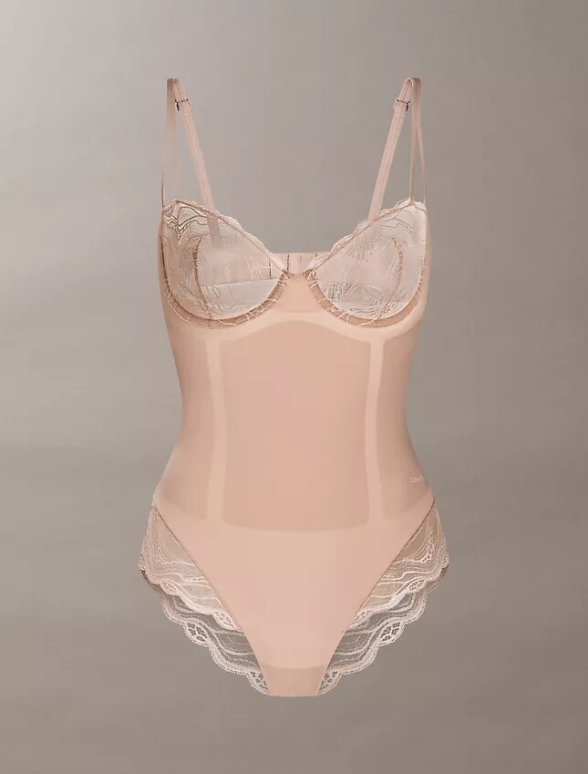 Body sensual em renda elástica Body sensual em renda elástica