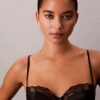 Bodys de renda floral CK Black