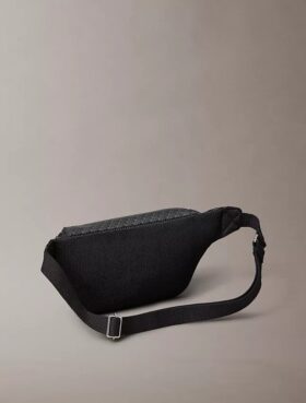 Bolsa de cintura com logótipo em toda a superfície