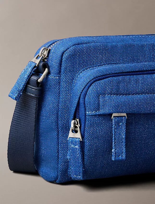 Bolsa de câmera em Denim Bolsa de câmera em Denim