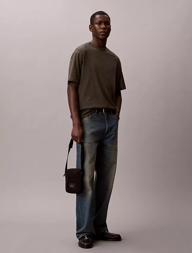 Bolsa tipo repórter em nylon Bolsa tipo repórter em nylon