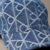 Boné de basebol com logótipo em Denim Boné de basebol com logótipo em Denim