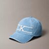 Boné de basebol em Denim com logótipo Monogram