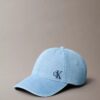 Boné de basebol em Denim desbotado com logótipo bordado Boné de basebol em Denim desbotado com logótipo bordado