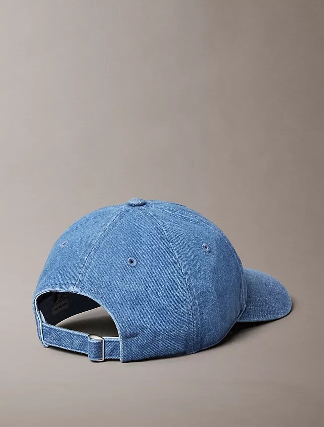 Boné de basebol em Denim desbotado com logótipo bordado Boné de basebol em Denim desbotado com logótipo bordado