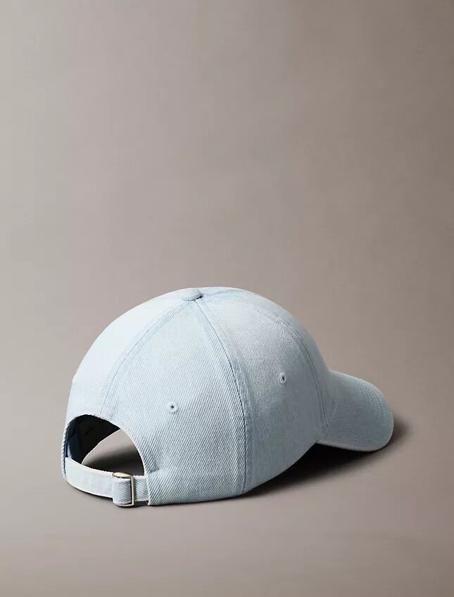 Boné de basebol em Denim desbotado com logótipo bordado Boné de basebol em Denim desbotado com logótipo bordado